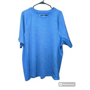 BCG Mens Sz XXL Running Shirt Short Sleeve Blue Athletic Top Breathable Material